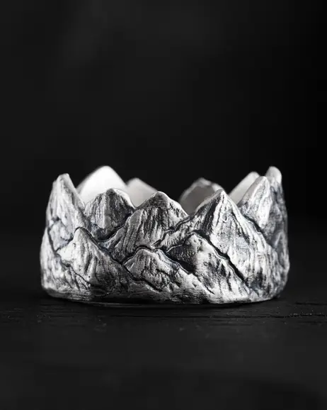 Srebrny pierścień HIMALAYAS 4
