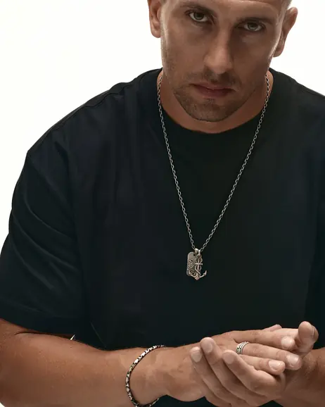 Srebrny pierścień CORDE 8