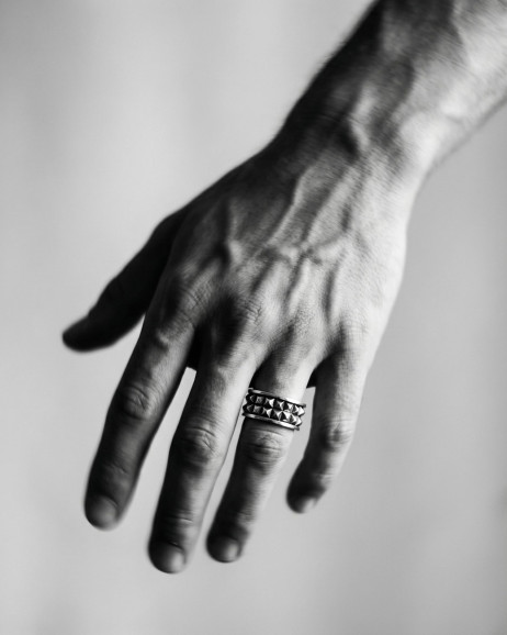 Srebrny pierścień STRUCHTUR