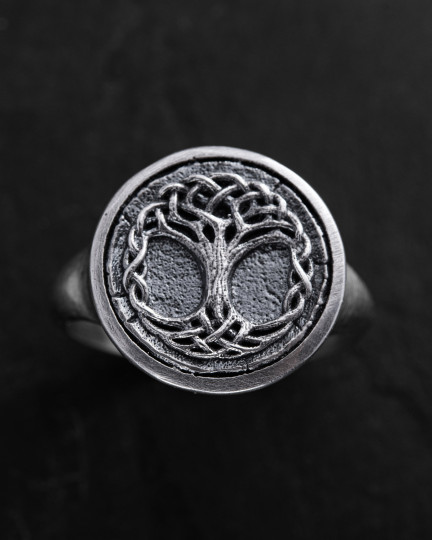 Srebrny pierścień YGGDRASIL TREE OF LIFE