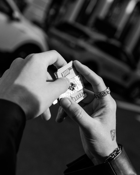 Srebrny pierścień MOSES 14