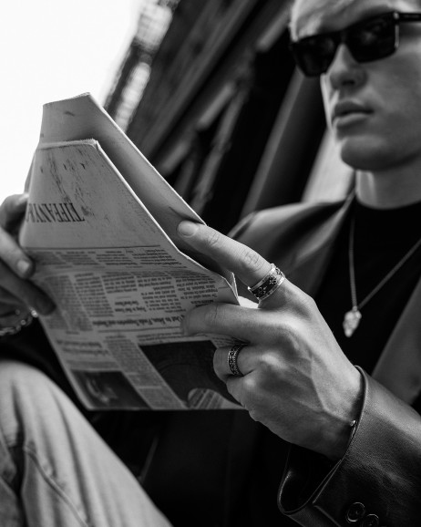 Srebrny pierścień CELTIC KNIGHT PATTERN 11