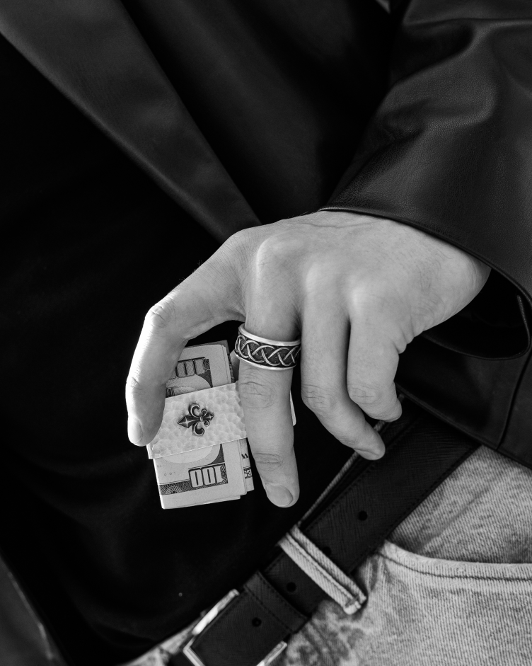 Srebrny pierścień THORN CROWN 5