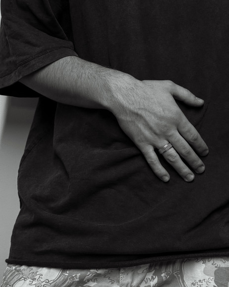 Srebrny pierścień VERTEX 5