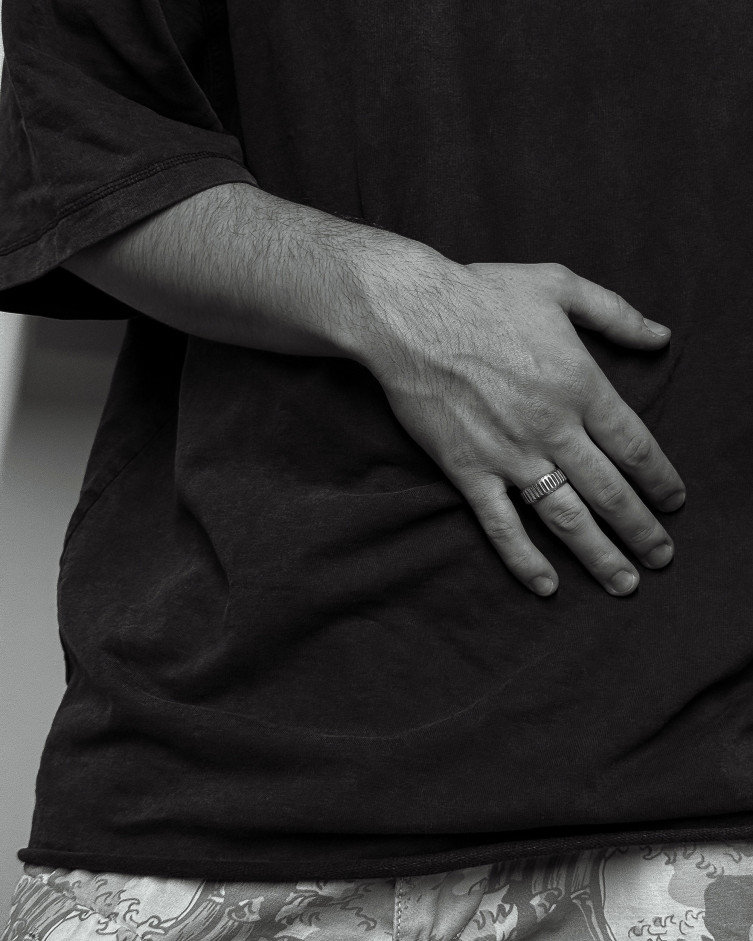 Srebrny pierścień VERTEX 5