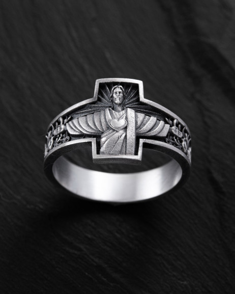 Srebrny pierścień DIOS ES AMOS 2