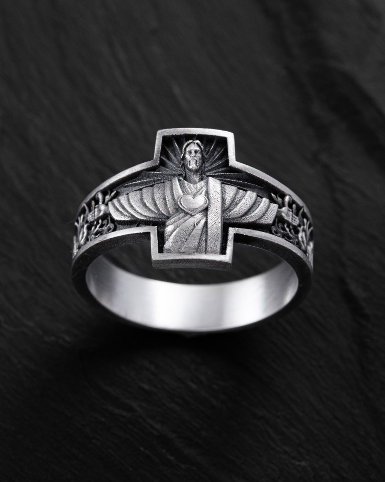 Srebrny pierścień DIOS ES AMOS 2