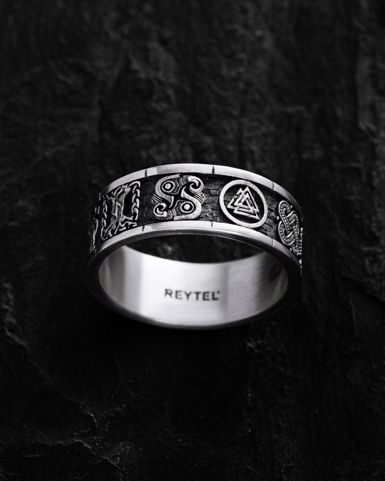 Srebrny pierścień NORDIC LEGACY