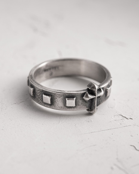 Srebrny pierścień ROSARIUM 3