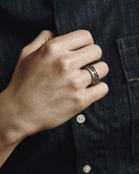 Srebrny pierścień FLEUR DE LIS 4