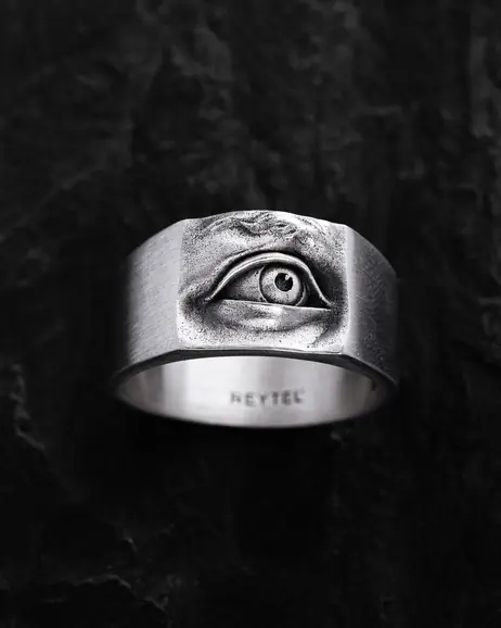 Srebrny pierścień EYE OF PROVIDENCE