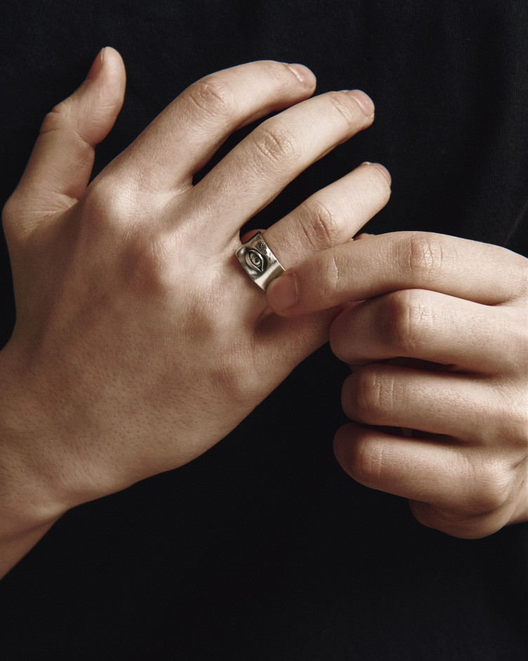 Srebrny pierścień EYE OF PROVIDENCE 2