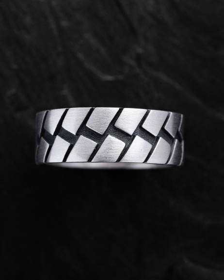 Srebrny pierścień ROUTE 2