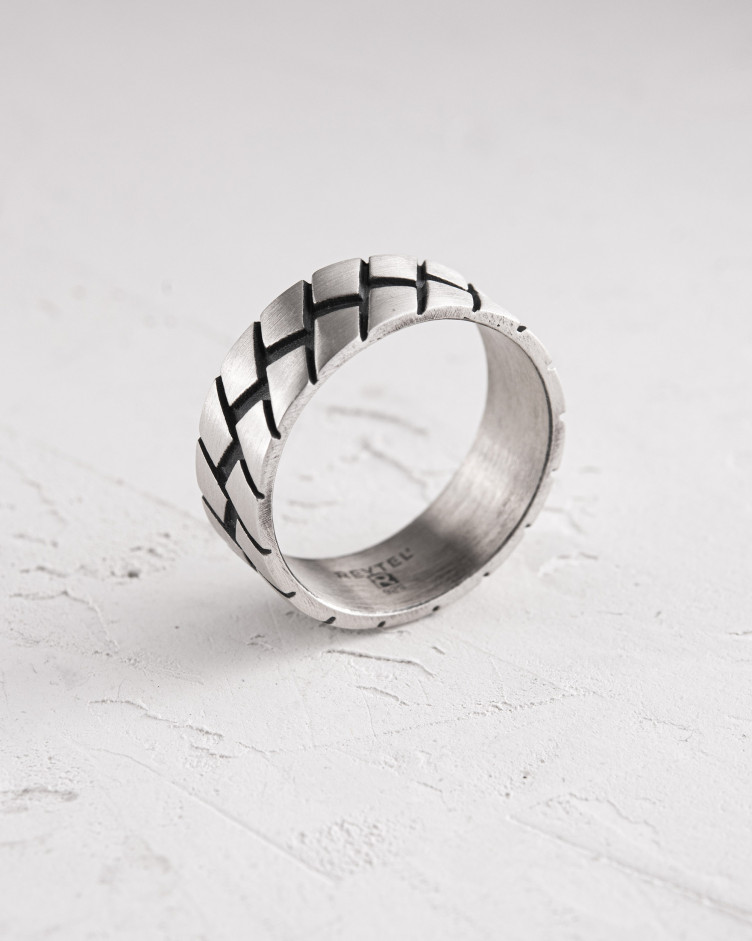 Srebrny pierścień ROUTE 3