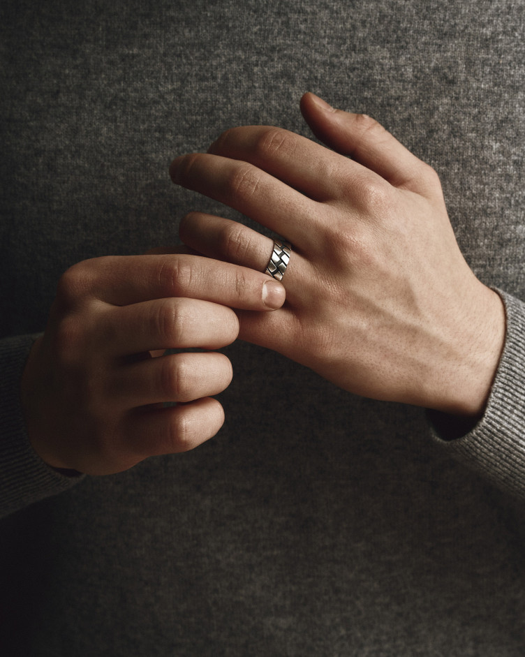 Srebrny pierścień ROUTE 2