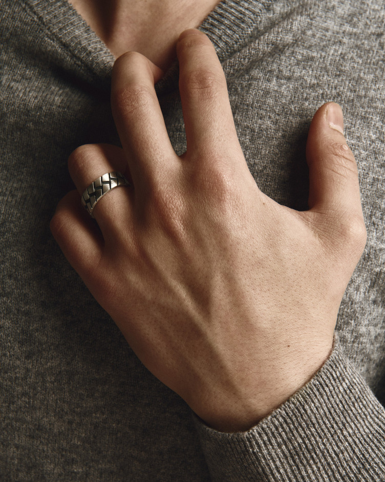 Srebrny pierścień ROUTE 4