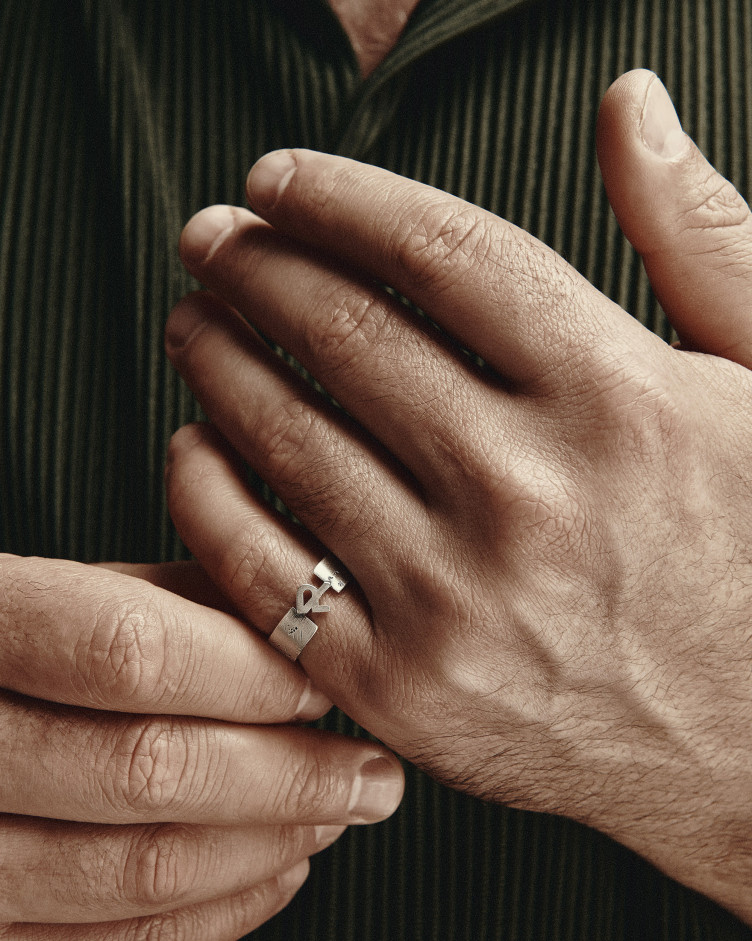 Silver ring REYTEL 2
