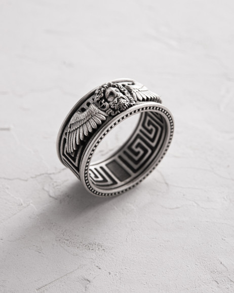 Srebrny pierścień ZEUS - GREEK GOD 3