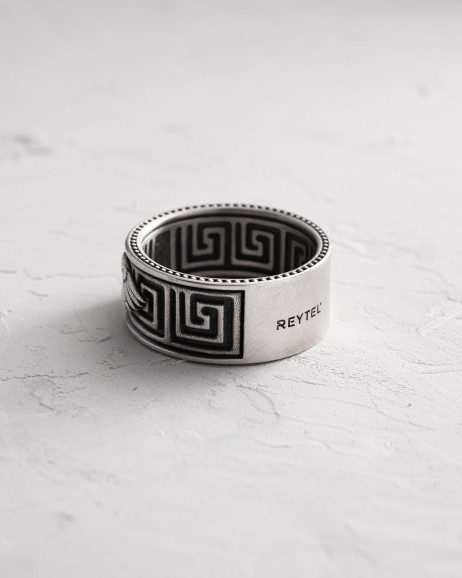 Srebrny pierścień ZEUS - GREEK GOD 4