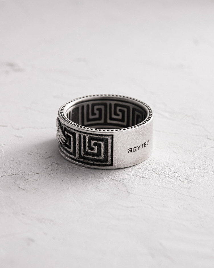 Srebrny pierścień ZEUS - GREEK GOD 4