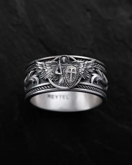 Srebrny pierścień ŚWIĘTY MICHAŁ