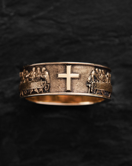 Pierścień DZIEDZICTWO DA VINCI (żółte złoto) 6