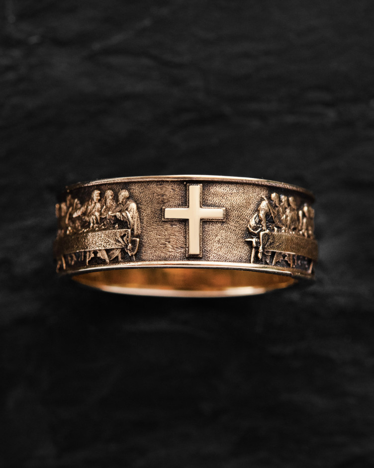 Pierścień DZIEDZICTWO DA VINCI (żółte złoto) 6