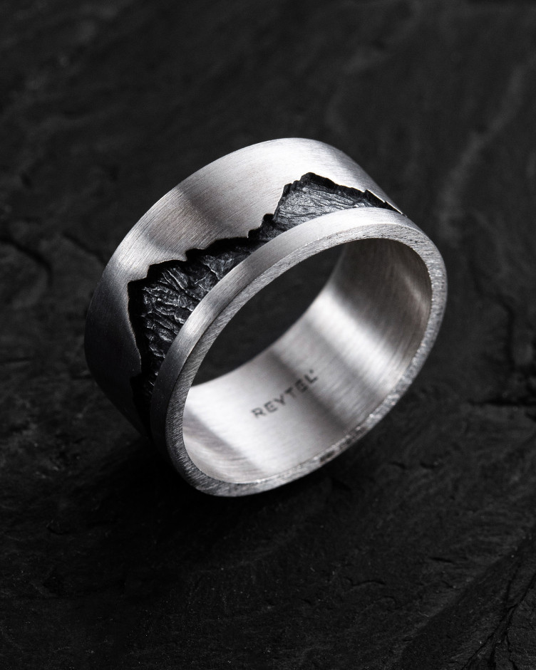 Srebrny pierścień GÓRY 2