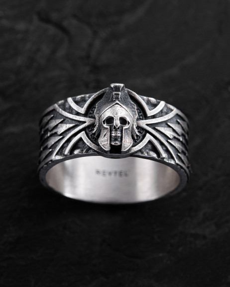 Srebrny pierścień RUSTING