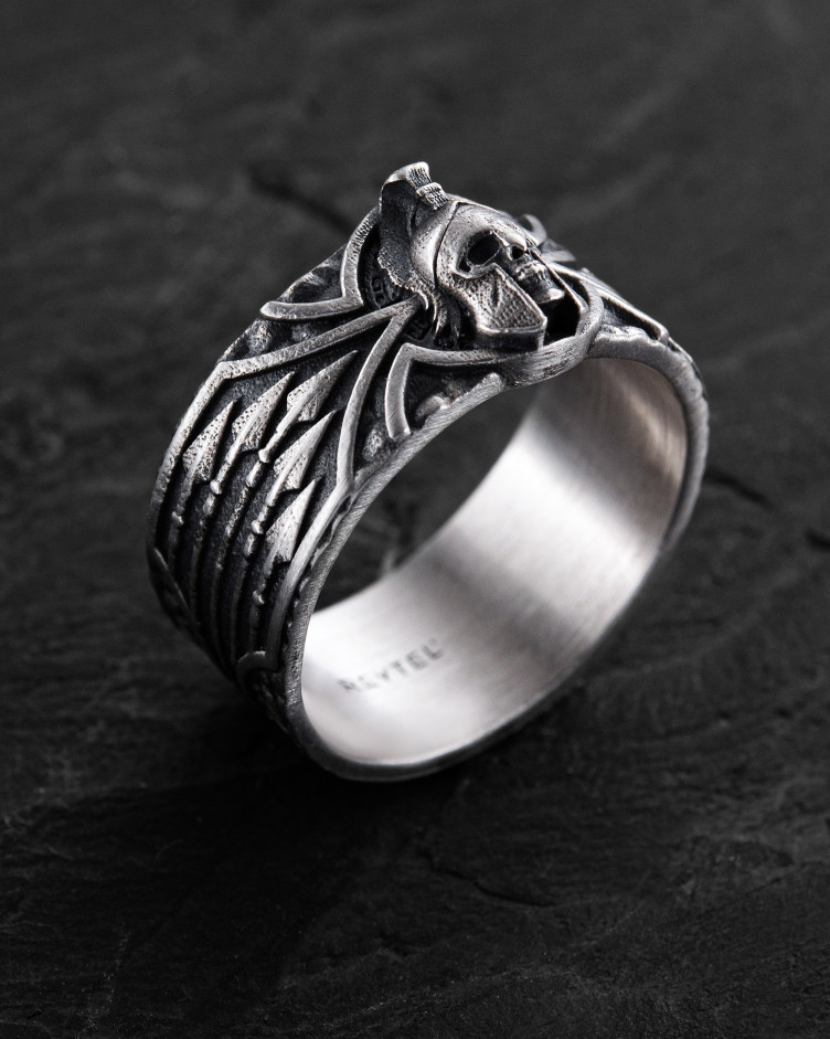 Srebrny pierścień RUSTING 3