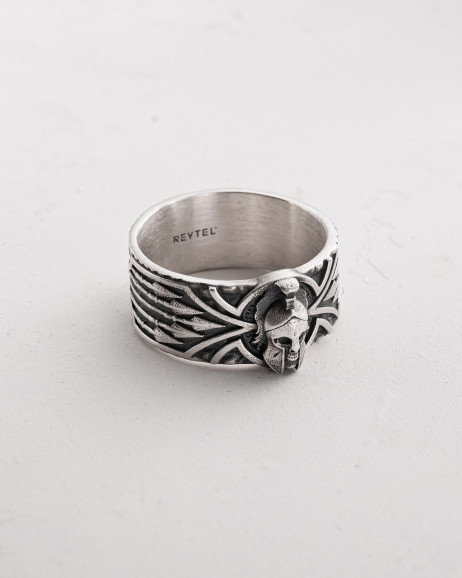 Srebrny pierścień RUSTING 4