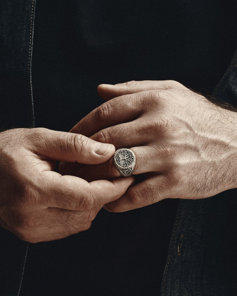 Srebrny pierścień YGGDRASIL – DRZEWO ŻYCIA 4