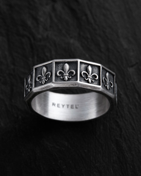 Silver ring FLEUR DE LIS
