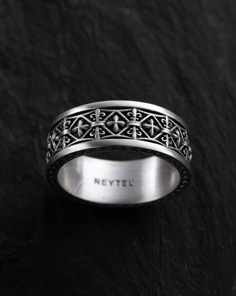 Silver ring FLEUR DE LIS