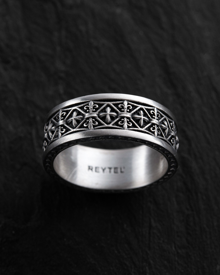 Silver ring FLEUR DE LIS