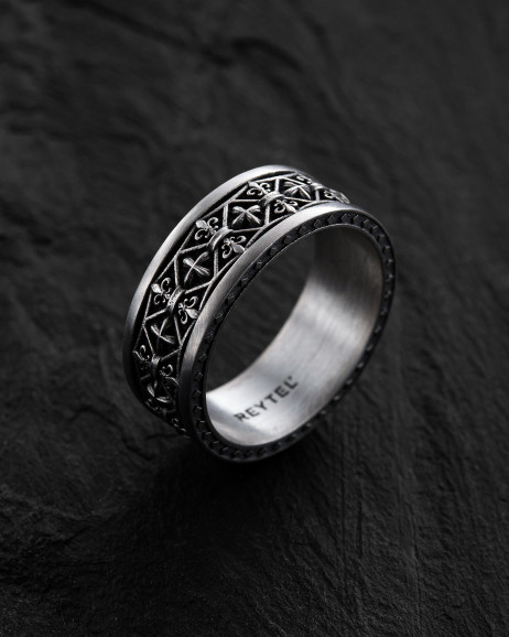 Silver ring FLEUR DE LIS 2