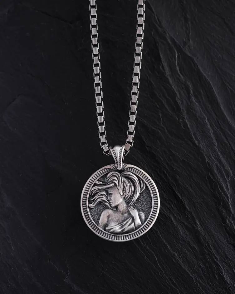 Srebrny wisiorek Znak zodiaku - PANNA