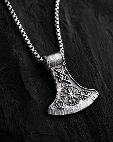 Srebrny wisiorek HELMET of TERROR