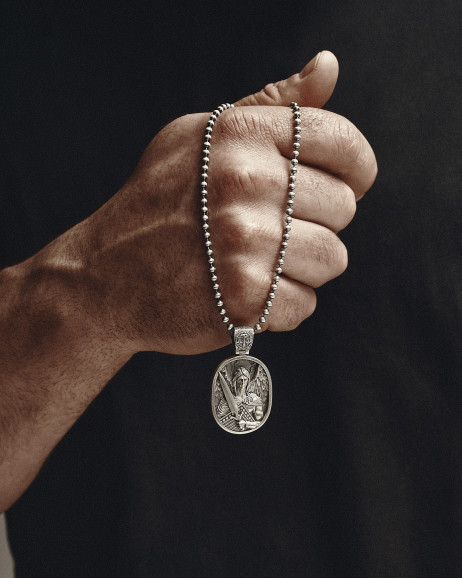 Srebrny wisiorek ST. ARCHANGEL MICHAEL 5