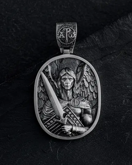 Srebrny wisiorek ST. ARCHANGEL MICHAEL - 914