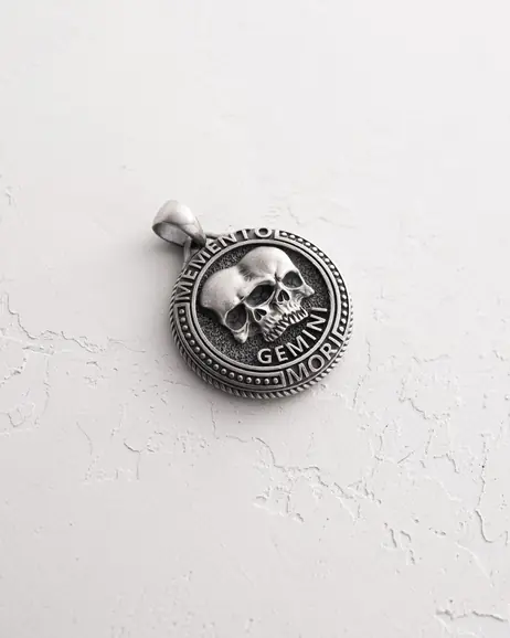 Wisiorek Znak zodiaku - GEMINI. MEMENTO MORI (bliźnięta) 4
