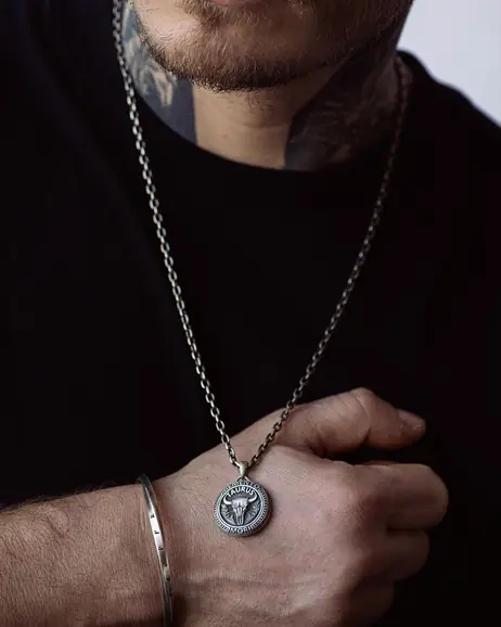 Wisiorek Znak zodiaku - GEMINI. MEMENTO MORI (bliźnięta) 9