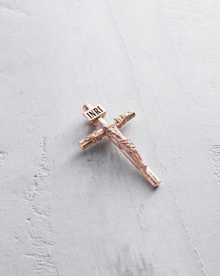 Złoty krzyż CRUCIFIXION of JESUS CHRIST 7
