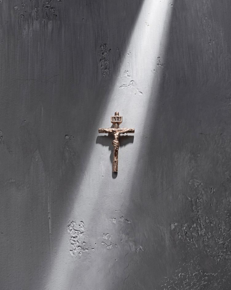 Złoty krzyż CRUCIFIXION of JESUS CHRIST 8