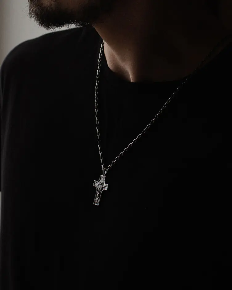 Srebrny krzyż RESURRECTION of JESUS CHRIST 7