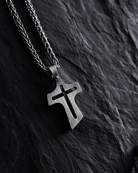 Srebrny krzyż BELIEF