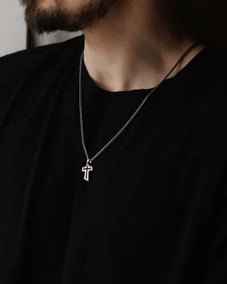 Srebrny krzyż BELIEF 7