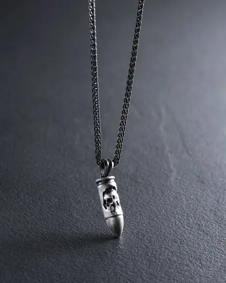 Srebrny wisiorek BULLET. MEMENTO MORI 4