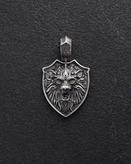 Srebrny wisiorek WERWOLF 3