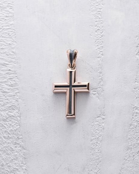 Krzyż BLESSED (czerwone złoto) 4